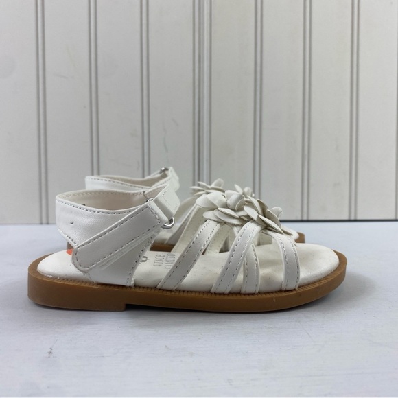 Vince Camuto Toddler Girl's Gladiator‎ Sandal Vegan Leather Adjustable Strap 7 - Picture 3 of 10